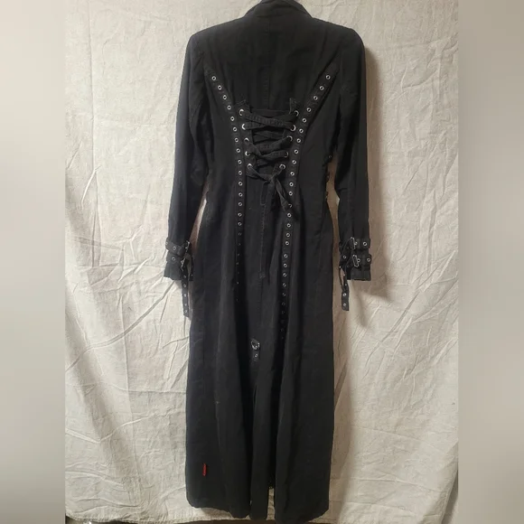 Authentic y2k vintage Tripp hot topic long coat lace up corset - Picture 4 of 14